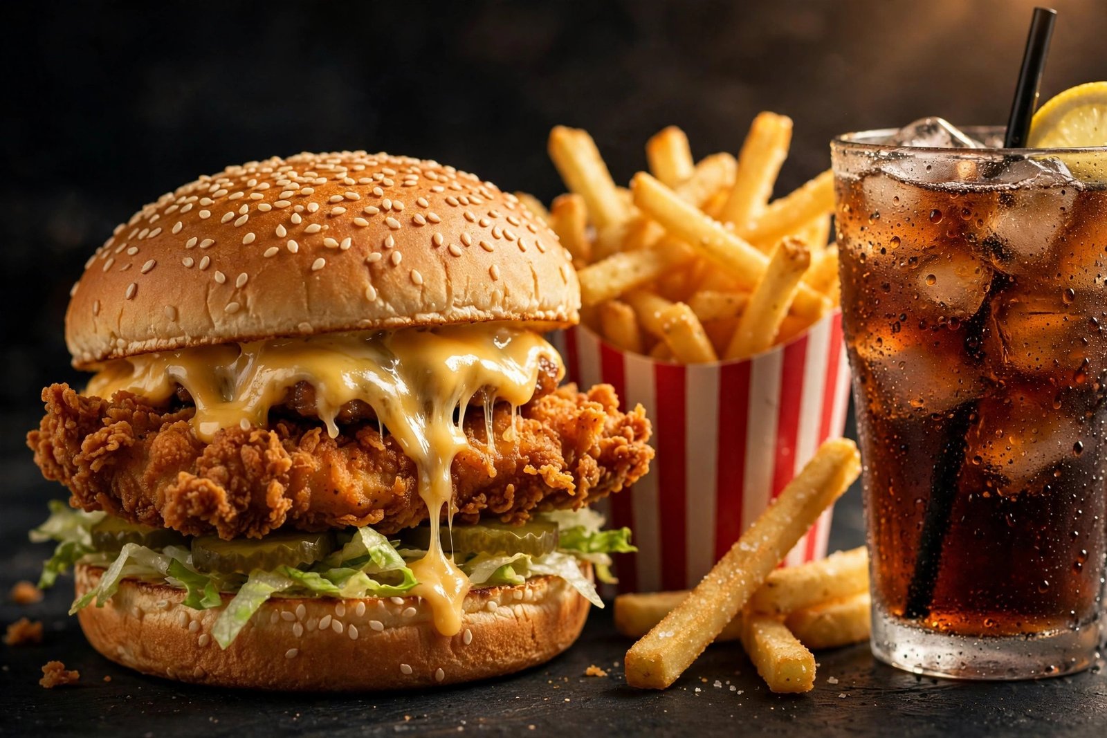 Fast food - burgers and fries