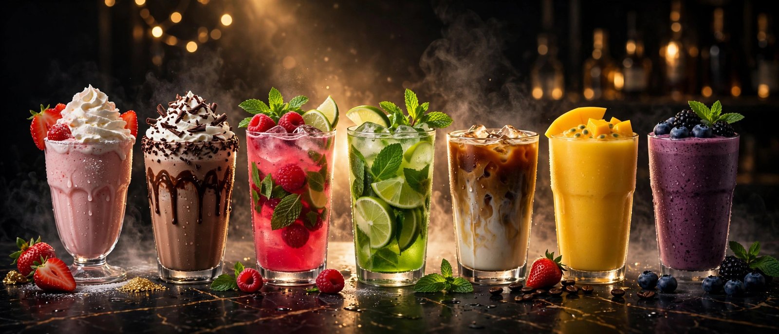 Cold Bar - shakes, mojitos and iced coffees