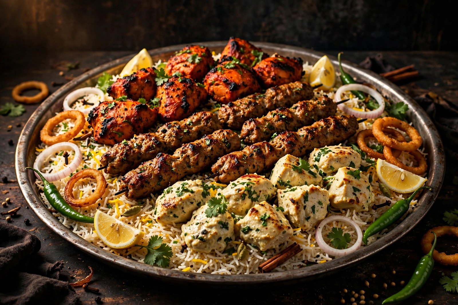 CB Special BBQ Thaal