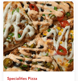 Pizza at Cheesy Bites